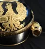 Prussian Model 1916 Wartime Artillery Officer Pickelhaube Visuel 8